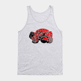 Wild Head Angry Monkey قرد Affe बंदर 원숭이 猴 Guenon Tank Top